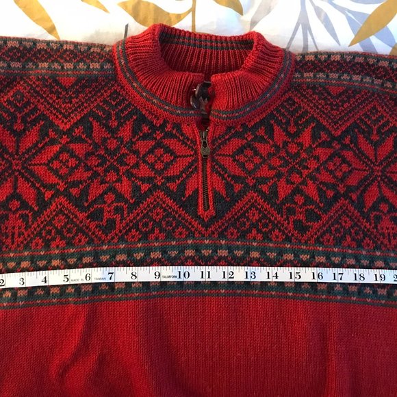 Dale of Norway Red Sweater Size Small - Picture 15 of 16